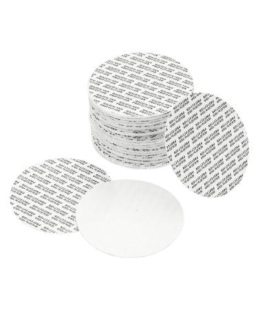 PATIKIL 70mm/2.76" Foam Lid Liner 100Pack PS Foam Resistant Tamper Pressure Sensitive Seal for Bottle Cap Liners Seals
