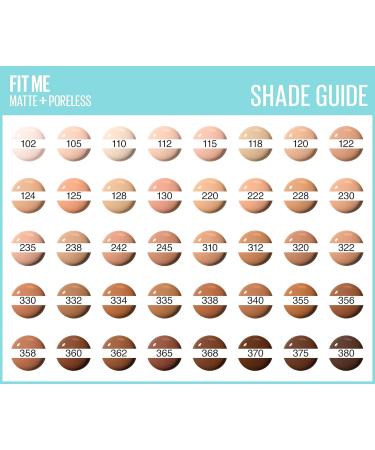 Maybelline Fit Me Matte + Poreless Makeup No. 104 Soft Ivory - 30ml | All Skin Types | International Shipping - Buy Online on SooperMarket.com
