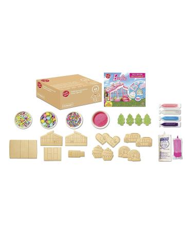 Barbie Vanilla Cookie Dreamhouse Kit - Create-A-Treat Gingerbread House Cookie & Decorating Set - 39.71 oz - Buy Online on SooperMarket.com