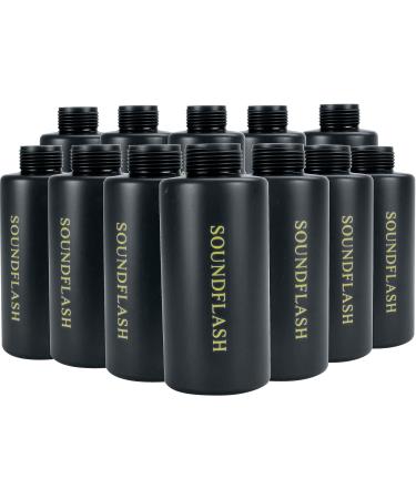 Evike Airsoft - APS Hakkotsu Spare Replacement Bottles for Thunder B Systems Bottle Style - Black (12 Pack)