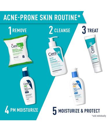 CeraVe Acne Treatment Face Wash | 2% Salicylic Acid Cleanser for Oily Skin | Blackhead Remover | Fragrance Free | 8oz - Buy Online on SooperMarket.com