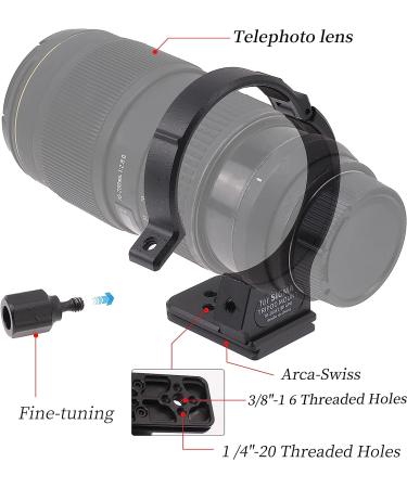 Run Shuangyu 71mm Tripod Collar Mount Ring for SIGMA APO 70-200mm F2.8 II EX DG MACRO HSM - Sturdy and Precise Support - Buy Online on SooperMarket.com