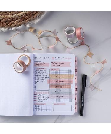 DIVERSEBEE Pastel Washi Tape Set - 5 Rolls Decorative Craft Tape for Scrapbooking, Journaling & Gift Wrapping (Forest) - Buy Online on SooperMarket.com
