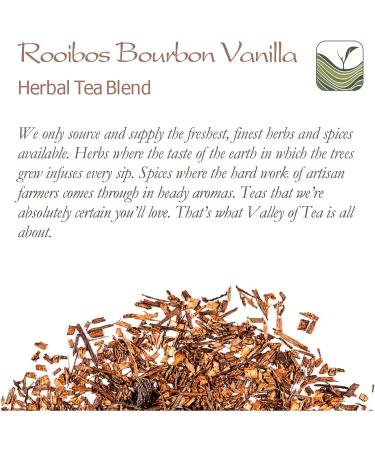 Organic Rooibos Bourbon Vanilla Tea - 100g Red Bush from South Africa - Buy Online on SooperMarket.com
