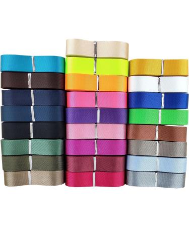 Yo-Yo2015 Nylon Webbing 3/4 Inch 100 Yards 25 Mixed Colors Durable Flat Nylon Webbing Strap for Backpack Cargo Strap Pet Leash or Collar Gardening Craft (100 Yards  3/4 Inch) - Buy Online on SooperMarket.com