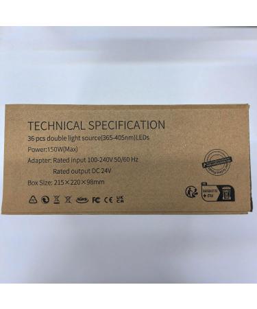 Buy NailGirls 150W LED UV Nail Lamp - Auto Sensor 4 Timers LCD Display Removable Magnetic Plate - Perfect for Gel Nails & Nail Studios - Buy Online on SooperMarket.com