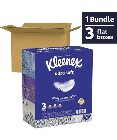Kleenex Ultra Soft Facial Tissues - 360 Total Tissues, 120 Count (Pack of 3) - Buy Online on SooperMarket.com