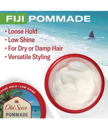 Old Spice Hair Styling Fiji Pomade for Men Flexible Hold Low Shine, 2.22 oz - Buy Online on SooperMarket.com