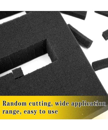 DECOHS 4 PCS Pick and Pluck Foam Insert for Board Game Box Cases - 2 Size Pre Cube Sheet Foam - Organize and Protect Storage Drawer 30cm - 4 pcs - Buy Online on SooperMarket.com