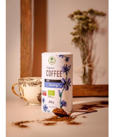 Dary Natury Organic Coffee Root Chicory - a healthy and delicious alternative to caffeine-free coffee rich in vitamins and minerals - Buy Online on SooperMarket.com