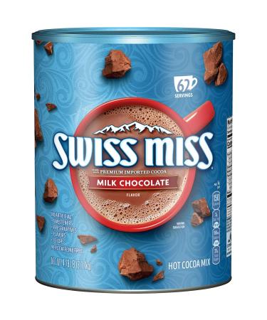 Swiss Miss Milk Chocolate Hot Cocoa Mix Canister 76.5 oz (2 Packs)