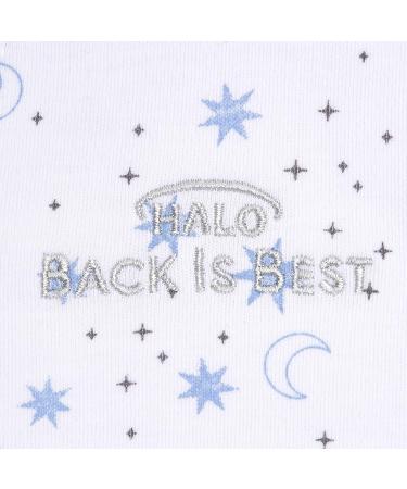 Halo Baby Sleeping Bag Swaddle | 1.5 TOG SleepSack | Blue Moons 100% Cotton | Easy Access Zip | Wearable Blanket for Newborns | Boys & Girls 0-3 Months - Buy Online on SooperMarket.com