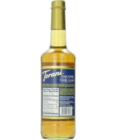 Torani Classic Caramel Syrup 750 milliliters & Caramel Squeeze Sauce 16.5 Fluid Ounce Caramel Syrup + Squeeze Sauce 750 ml (Pack of 1) - Buy Online on SooperMarket.com