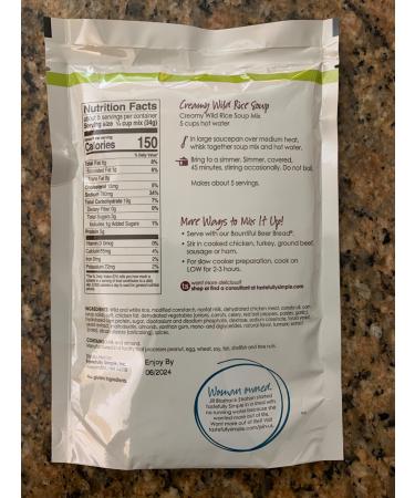 Creamy Wild Rice Soup Mix (2 Pack) - Gluten-Free, Just Add Water and Enjoy - Buy Online on SooperMarket.com