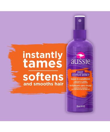 Aussie Hair Insurance Leave-In Conditioner 8 fl oz - Nourishing Hair Treatment - Buy Online on SooperMarket.com