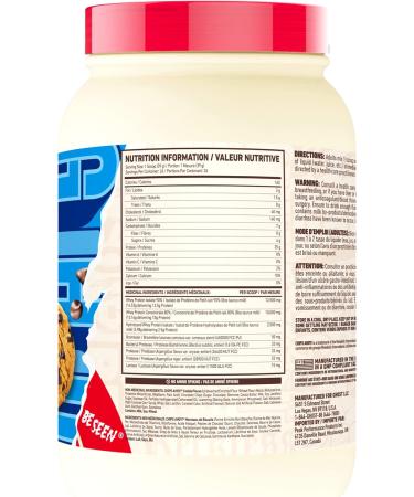 GHOST WHEY Protein Powder - 2lb 25g of Protein - Whey Protein Blend - Post Workout Fitness & Nutrition Shakes Smoothies Baking & Cooking (Chips Ahoy!) - Buy Online on SooperMarket.com