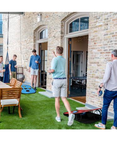 G4Free Portable Collapsible Cornhole Game Set - 3ft x 2ft Size - 8 Bean Bags - Carrying Case - Camping Travel - Red Blue - Buy Online on SooperMarket.com