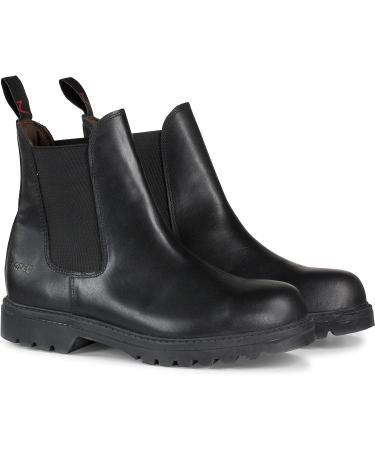 HORZE Safety Work Paddock Boots Black 7.5 (Size 38) - Premium Safety Footwear for Equestrian Professionals - Buy Online on SooperMarket.com