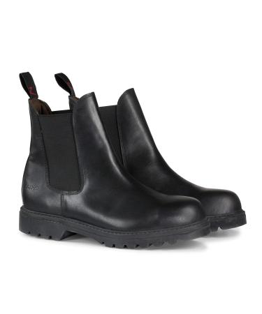 HORZE Safety Work Paddock Boots Black 7.5(Size 38)