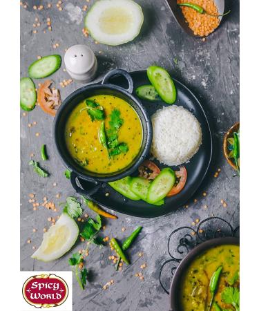 Spicy World Masoor Dal 8lb Bag (128oz) - Red Lentils Split - Natural & Fresh - Buy Online on SooperMarket.com