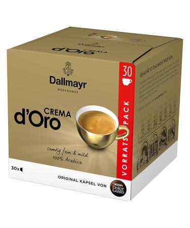 Nescaf Dolce Gusto Dallmayr Crema D'Oro XXL Supply Box of 90 Arabica Coffee Capsules | Rich Aroma & Fine Crema | International Shipping Available - Buy Online on SooperMarket.com