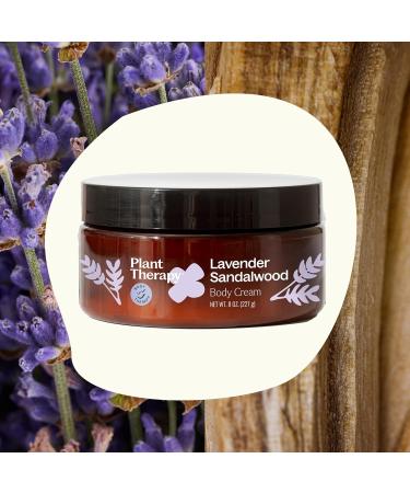 Plant Therapy Lavender Sandalwood Body Cream 8oz | Restore Softness & Hydration | Vitamins & Antioxidants for Smooth Firm Skin - International Shipping Available - Buy Online on SooperMarket.com
