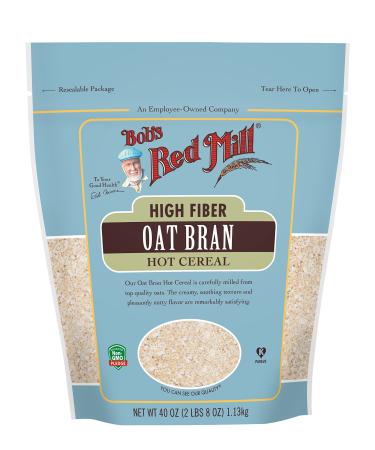 Bob's Red Mill High Fiber Oat Bran Hot Cereal 40 oz (1.13 kg)