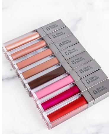 Rinna Beauty Icon Collection Lip Gloss - Pink Champagne - Vegan, Nourishing, and Hydrating - High Shine, Cruelty-Free - Buy Online on SooperMarket.com