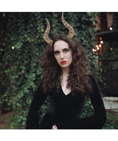 AOKWAWALIY Animal Simulation Horn Headband Gothic Sheep Horn Headband Animal Photo Props Hair Devil Headpiece Accessory - Buy Online on SooperMarket.com