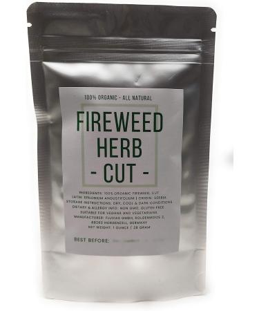 Fireweed Herb - Cut Dried Natural Epilobium Angustifolium - Net Weight: 1oz/28g - Buy Online on SooperMarket.com