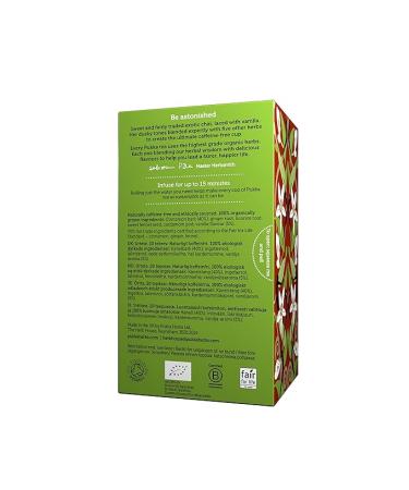Pukka Organic Tea Bags Vanilla Chai Herbal Tea with Cinnamon & Cardamom Perfect for Caffeine-free Pick-me Up 20 Count (Pack of 6) 120 Tea Bags - Buy Online on SooperMarket.com
