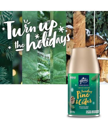 Glade Automatic Spray Refill & Holder Kit - Twinkling Pine & Cedar Air Freshener for Home & Bathroom - 6.2 Oz | International Shipping Available - Buy Online on SooperMarket.com
