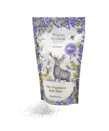 Woods of Windsor Swimming Salt Lavender 500g - Relaxing Bath Soak for Ultimate Spa Experience | International Shipping Available - Buy Online on SooperMarket.com
