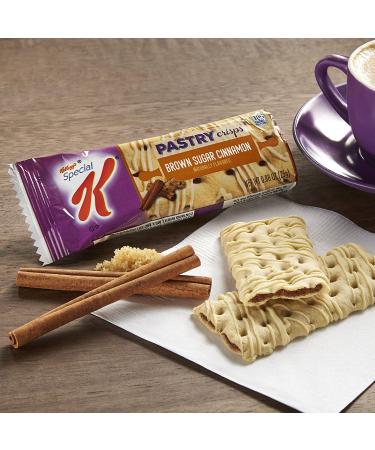 Kellogg's Special K Pastry Crisps 100 Calorie Snacks Brown Sugar Cinnamon - 96 Crisps (8 Boxes) - Buy Online on SooperMarket.com