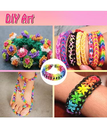 Yowamho 1581+ Loom Bands Kit: 30 Variety Colors Rubber Band Bracelet DIY Crafting Gift for Kids Boys & Girls - 1400 Bands Included - Buy Online on SooperMarket.com