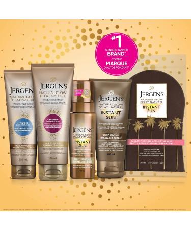Jergens Natural Glow Instant Sun Sunless Self Tanning Mousse for Dry Skin Ultra Deep Bronze Shade (180 mL) Ultra Deep Bronze Mousse - Buy Online on SooperMarket.com