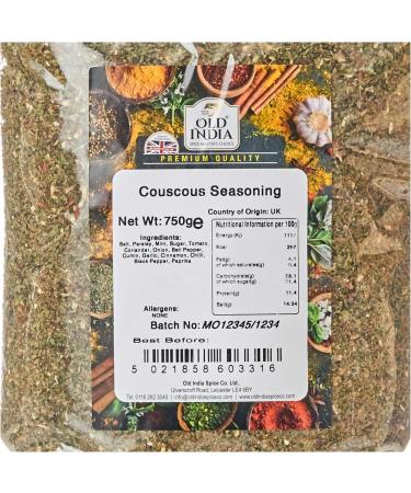 Old India Couscous Seasoning 750g - Authentic blend for flavorful couscous dishes - Buy Online on SooperMarket.com