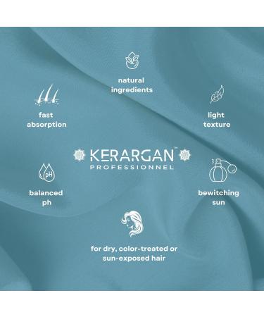 KERARGAN UV & Color Protective Serum with Marula Oil - Anti-Frizz & Moisturizing for Dry Colored Hair - Sulfate-Free & GMO-Free - 3.38 Fl oz - Buy Online on SooperMarket.com