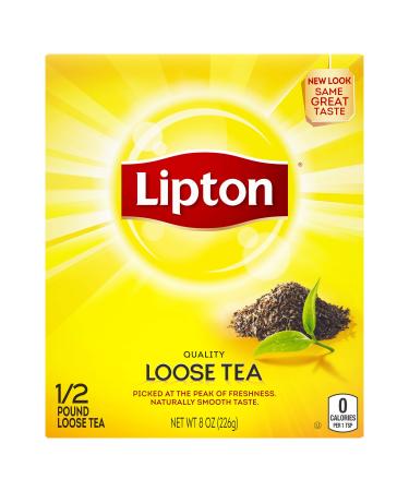 Lipton Loose Tea For An Iced Tea or Hot Tea Beverage Black Tea Can Help Support a Healthy Heart 8 oz