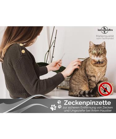 Original Tick Tweezers | Splinter Tweezers 11.5 cm for Safe and Easy Removal - International Shipping Available - Buy Online on SooperMarket.com