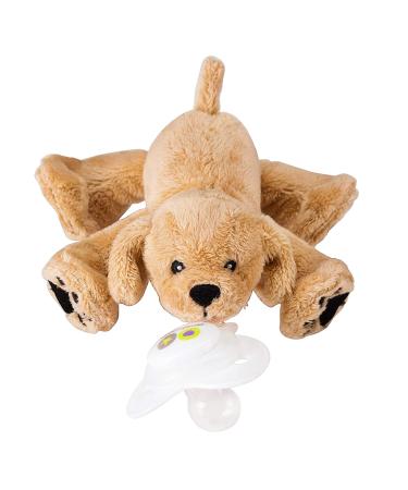 Nookums Retriever Paci-Plushies - Detachable Pacifier Holder for All Ages - Rufus the Retriever Plush Toy - Buy Online on SooperMarket.com