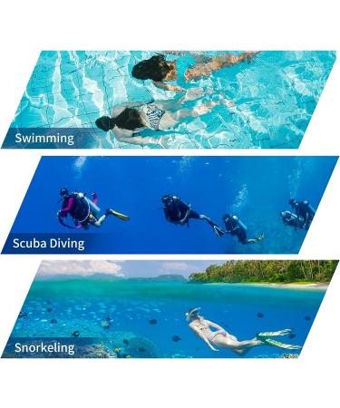 SwimStars Snorkel Set for Women and Men - Anti-Fog Comfortable Mask with Tempered Glass - Ideal for Swimming, Snorkeling, and Scuba Diving - Yellow - Buy Online on SooperMarket.com