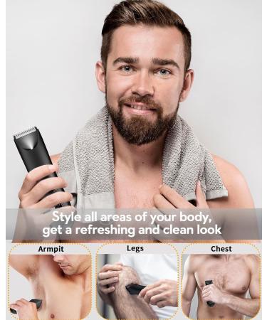 Buy Kibiy Electric Intimate Razor for Men - Waterproof LED Display Extra Replaceable Blades - Buy Online on SooperMarket.com