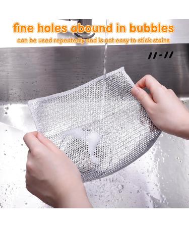 XINRUI 20 PCS Multipurpose Wire Dishwashing Rags for Wet and Dry Non-Scratch Wire Dishcloth Reusable Kitchen Cleaning Towels Dish Cloths No Odor Quick Drying for Home Kitchen Daily Cleaning - Buy Online on SooperMarket.com