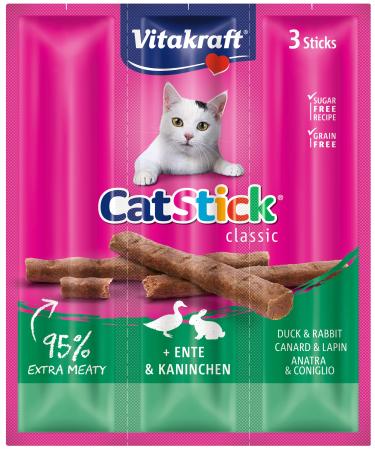 Vitakraft Cat Stick Mini Duck/Rabbit P/3
