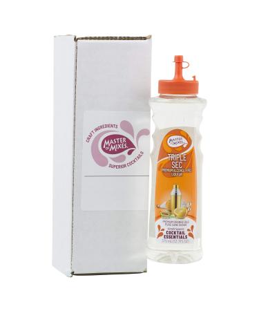 Master of Mixes Cocktail Essentials Triple Sec, 375 ML Bottle (12.7 Fl Oz), Individually Boxed