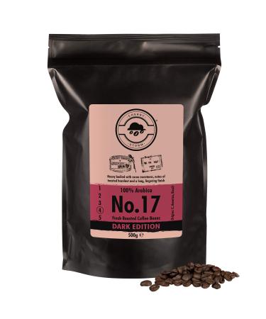 Cherry Storm - No. 17 (Dark Edition) - Espresso Coffee Beans - 500g - 100% Arabica Espresso Cherry 500 g (Pack of 1)