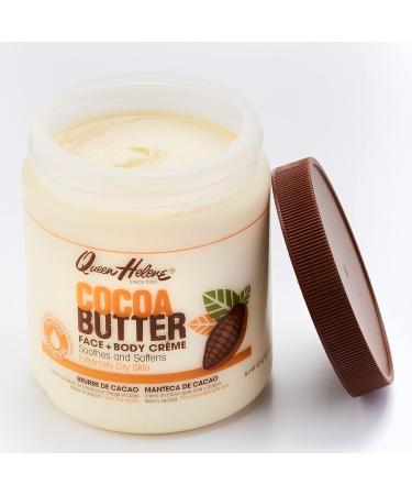 Queen Helene Cocoa Butter Face and Body Cream 425g/15oz - Hydrating Skin Moisturizer - Buy Online on SooperMarket.com