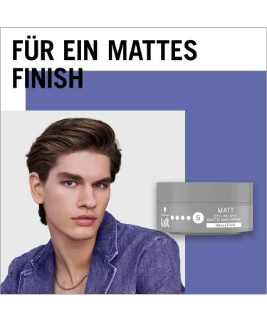 Schwarzkopf Taffel Styling Wax Matt - Vegan Hair Wax for Matt Finish & Long-Lasting Hold (4x75ml) - Gentle on Hair & Scalp | Buy 150ml (4 Pack) Internationally - Buy Online on SooperMarket.com
