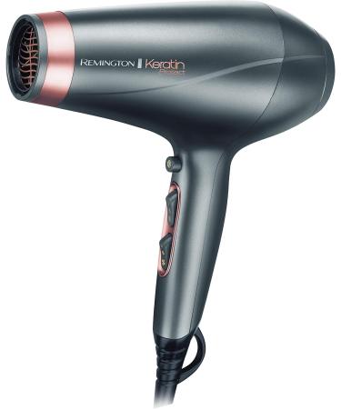 Remington AC8820 Hair Dryer - 2200W 150km/h Keratin & Almond Oil Infused Anti-Frizz Ion Care 3 Styling Attachments - International Shipping Available - Buy Online on SooperMarket.com